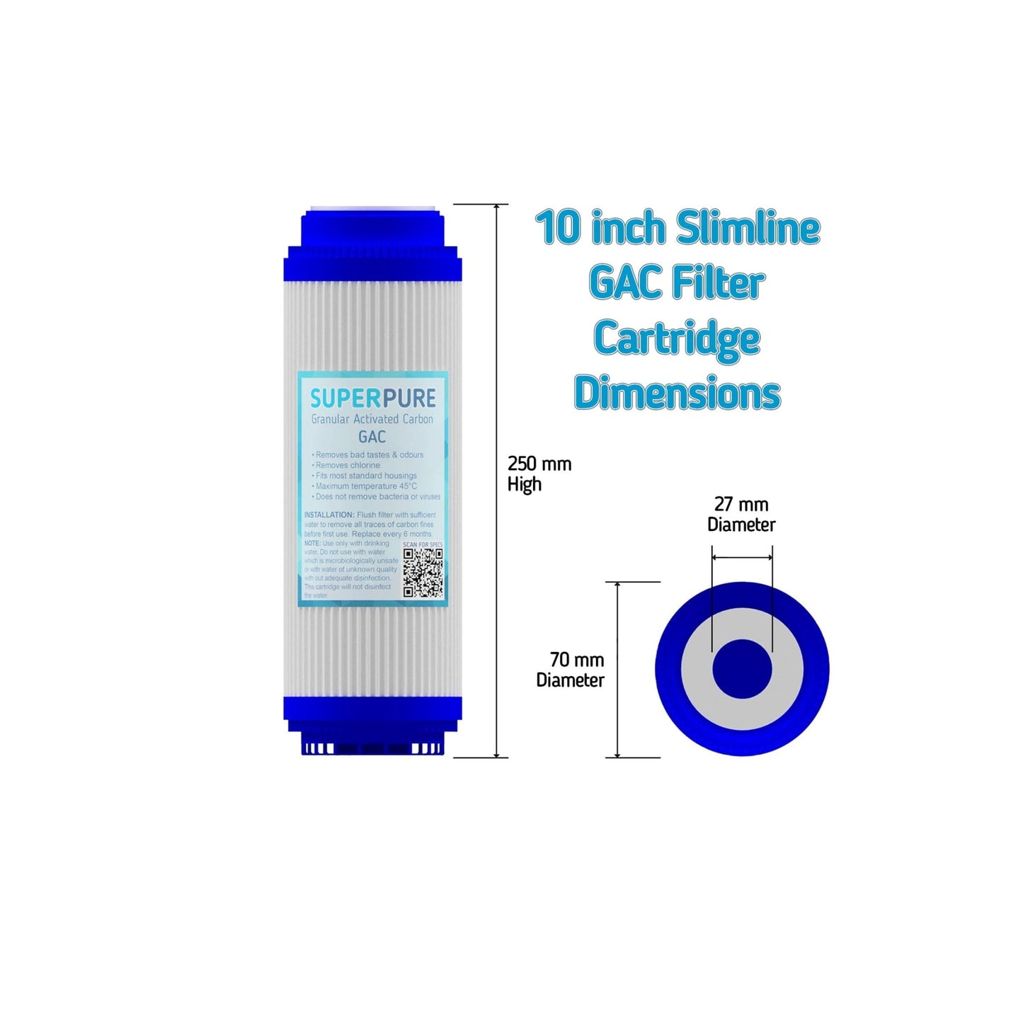 SUPERPURE 10inch Basic Pre-Filter Replacement Set