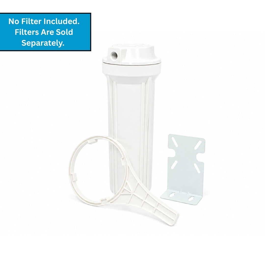 SUPERPURE White 10 inch Housing with 1/4 inch Ports