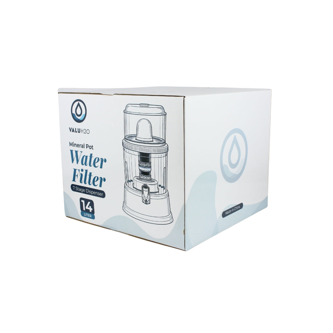 VALUH2O 14L Water Dispenser with Filters & Mineral Pot