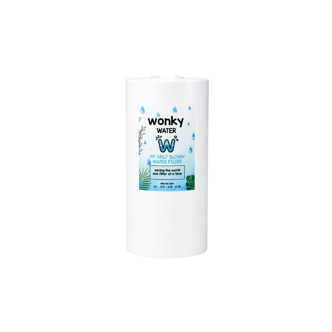 Wonky Water Filter – 10 inch Big Blue Sediment Replacement Filter | Budget Pre-Filter for Dirty, Rusty or High Sediment Water