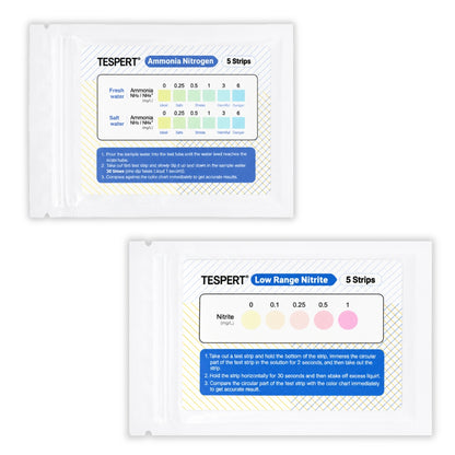 TESPERT 19-Parameter Water Test Kit — 102-Piece Set (100 Strips + 2 Bacteria Tests)