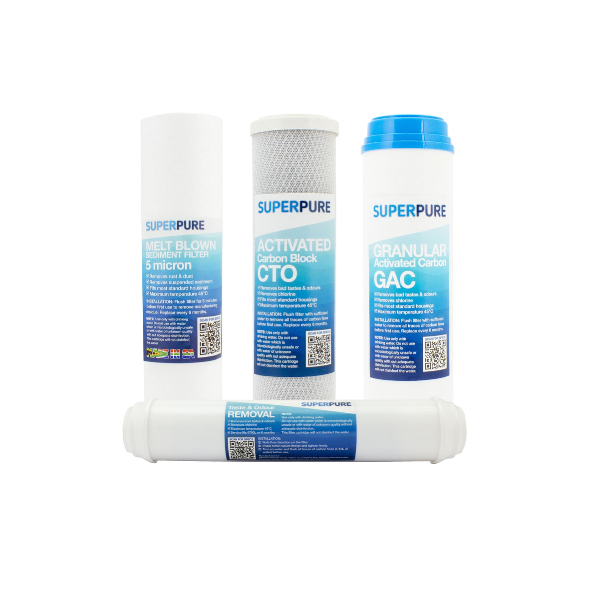 SUPERPURE 5-Stage RO Filter Set (Incl. Dupont Membrane) – The Water ...