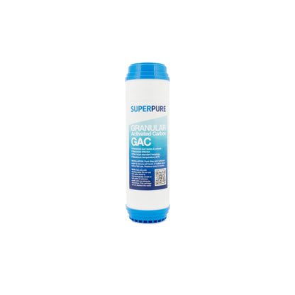 SUPERPURE 10 inch GAC Water Filter Replacement Cartridge