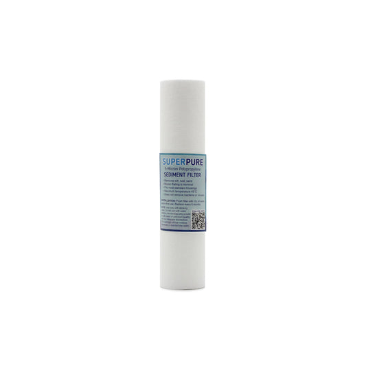 SUPERPURE 10 inch Melt Blown Sediment Filter - 10 Micron