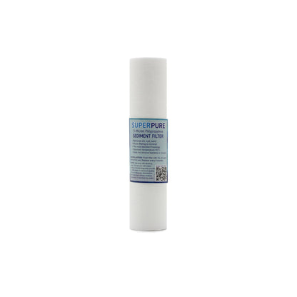 SUPERPURE 10 inch Melt Blown Sediment Filter - 5 Micron