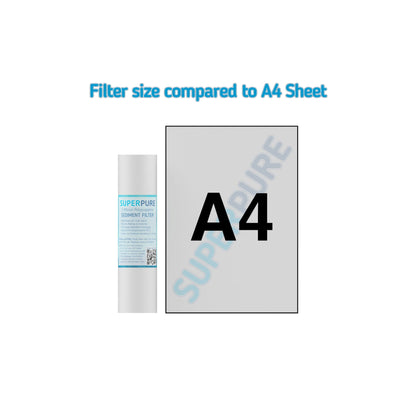 MBS10M5X3 - SUPERPURE 10 inch Melt Blown Sediment Filter - 5 Micron (3 Pack)