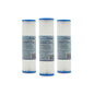 SUPERPURE 10 inch Pleated Sediment Water Filter Replacement Cartridge - 5 Micron (3 Pack)