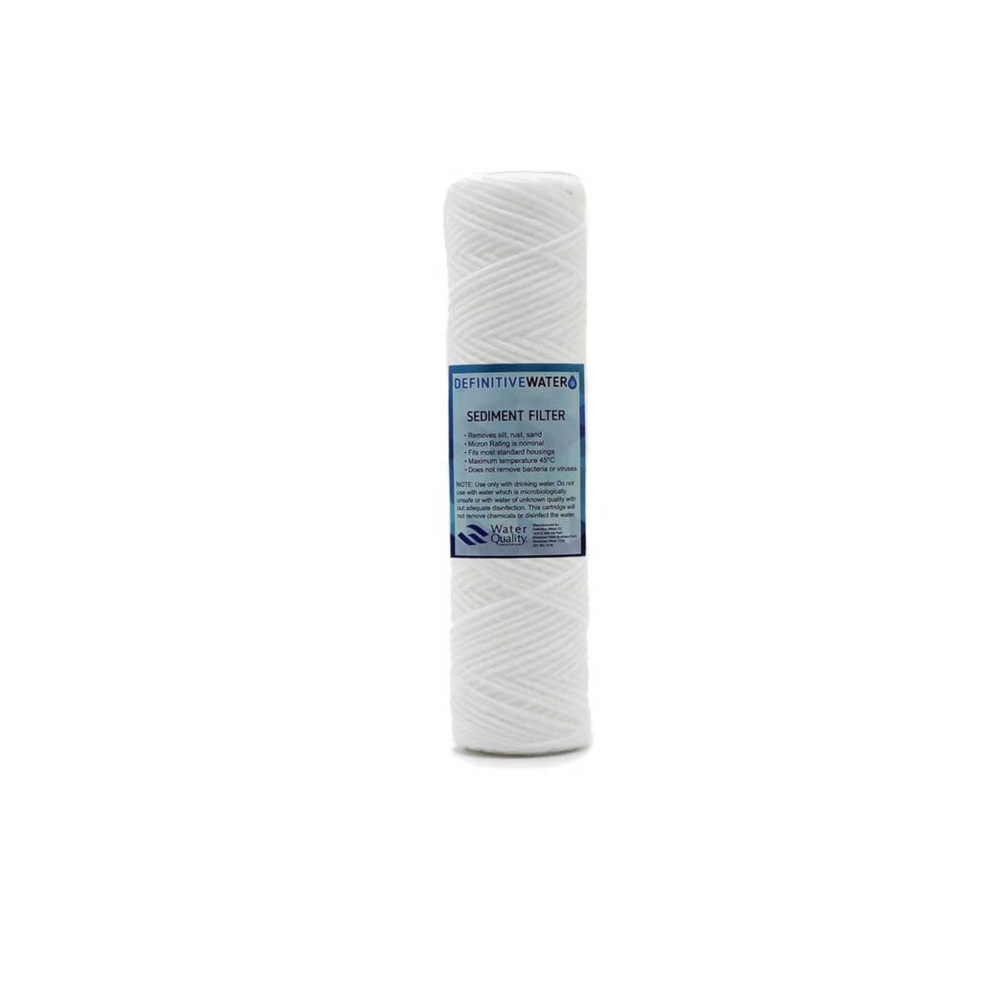 SUPERPURE 10inch 20 Micron String Wound Sediment Filter – The Water ...