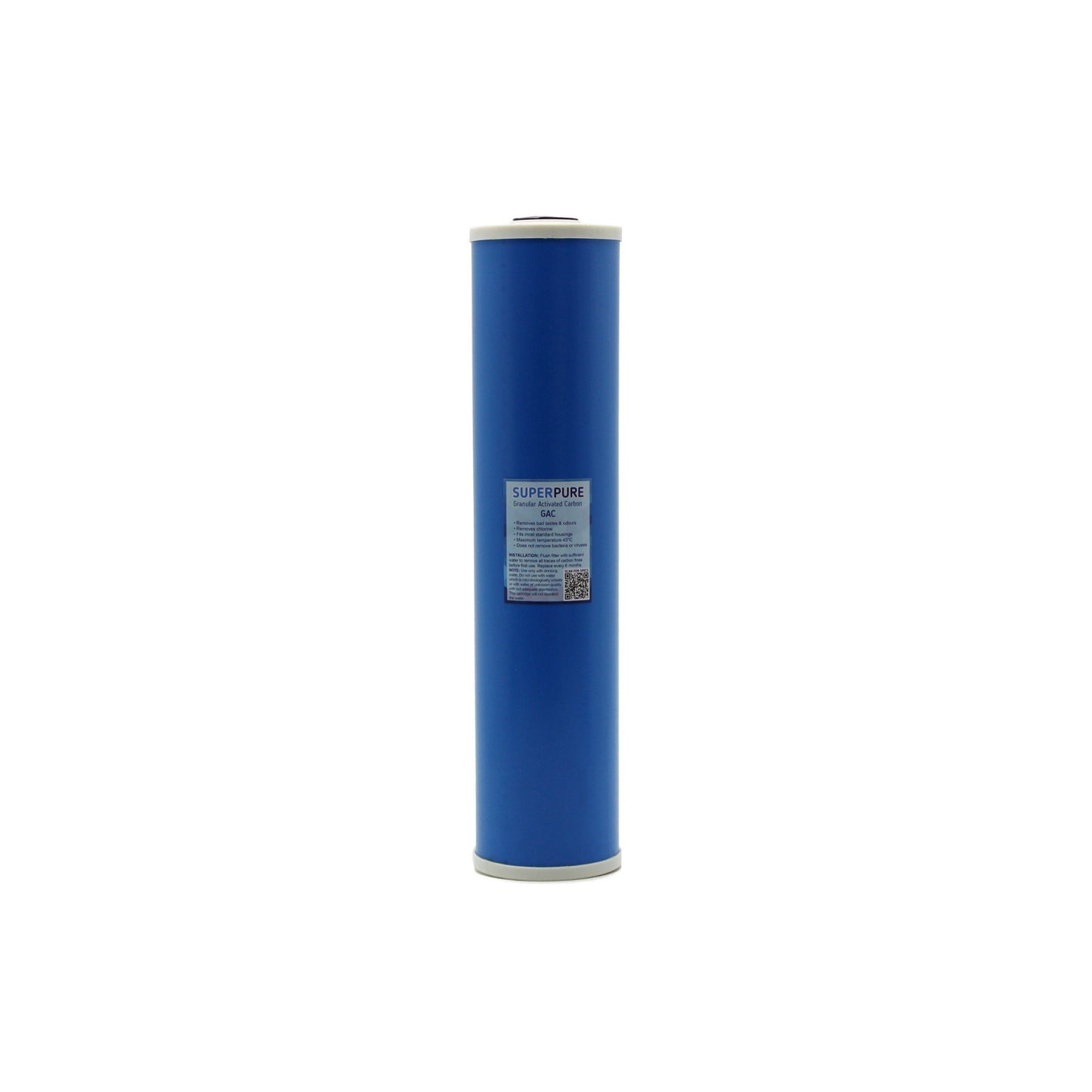 SUPERPURE 20 inch Big Blue GAC Water Filter Replacement Cartridge