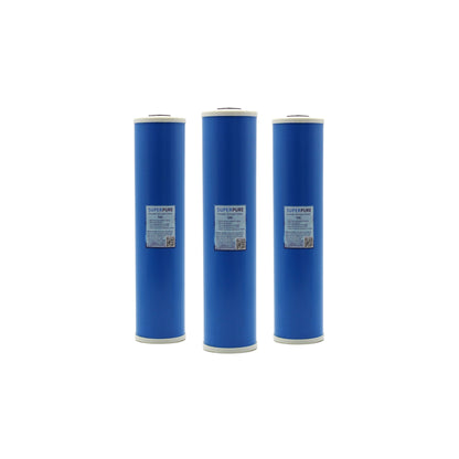 SUPERPURE 20 inch Big Blue Granular Activated Carbon Filter (3 Pack)