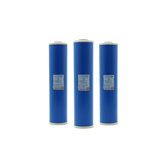 SUPERPURE 20 inch Big Blue Granular Activated Carbon Filter (3 Pack)
