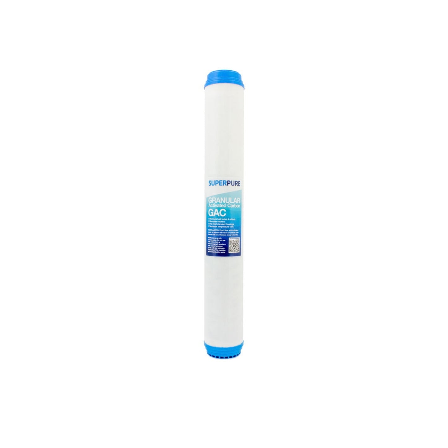 SUPERPURE 20 inch GAC Water Filter Replacement Cartridge