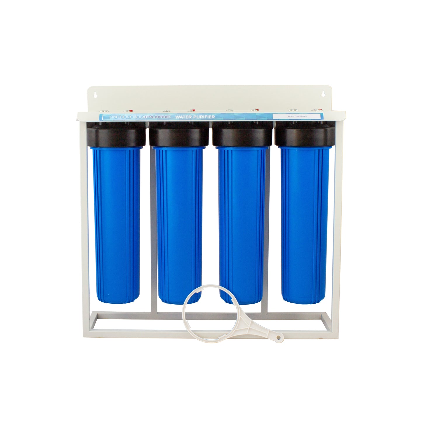 SUPERPURE 4-Stage Whole House Water Filtration System on Stand