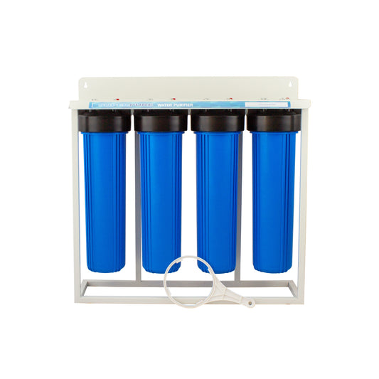 SUPERPURE 4-Stage Whole House Water Filtration System on Stand