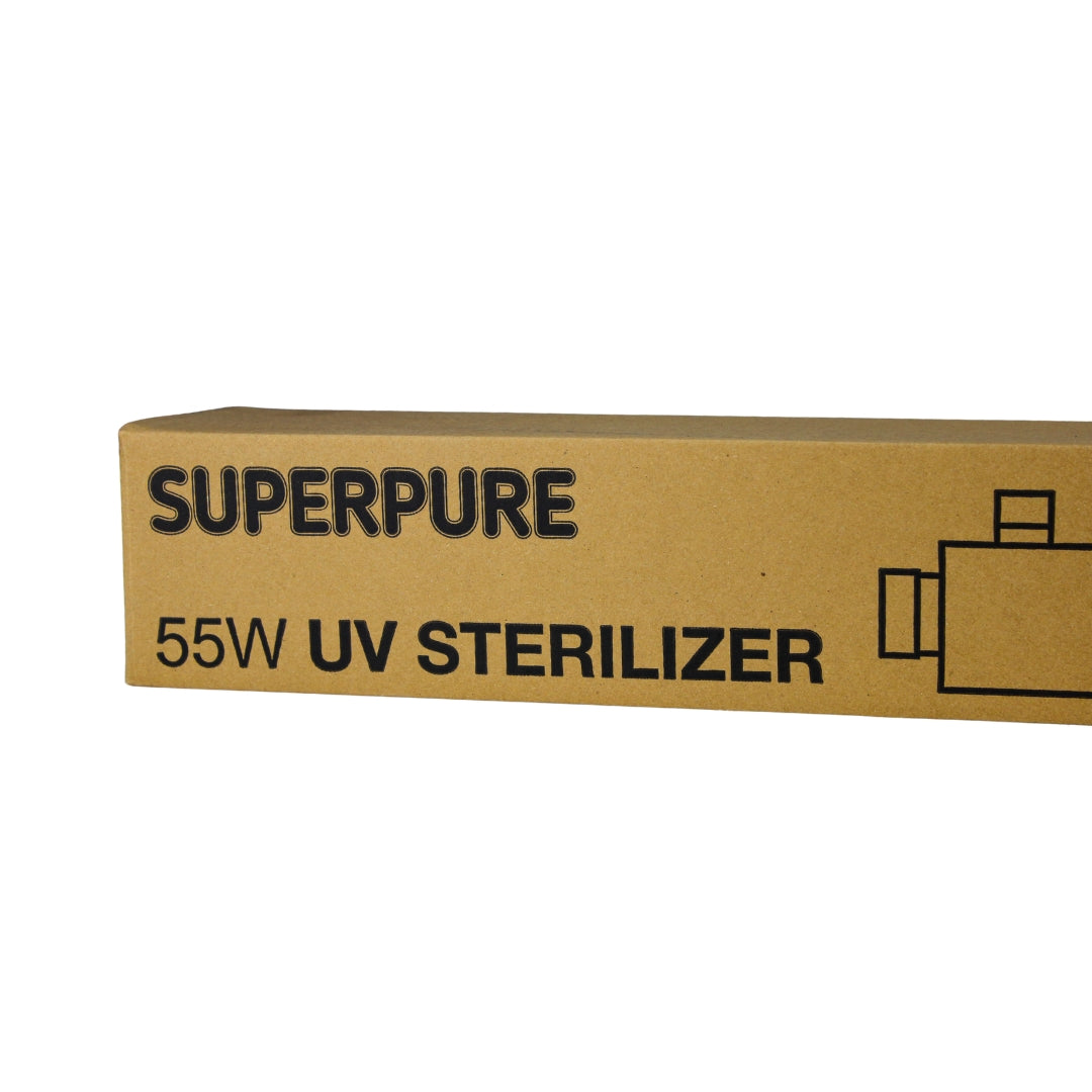 SUPERPURE 4 Pin UV Steriliser 55W 45L/Min - 1 inch Ports