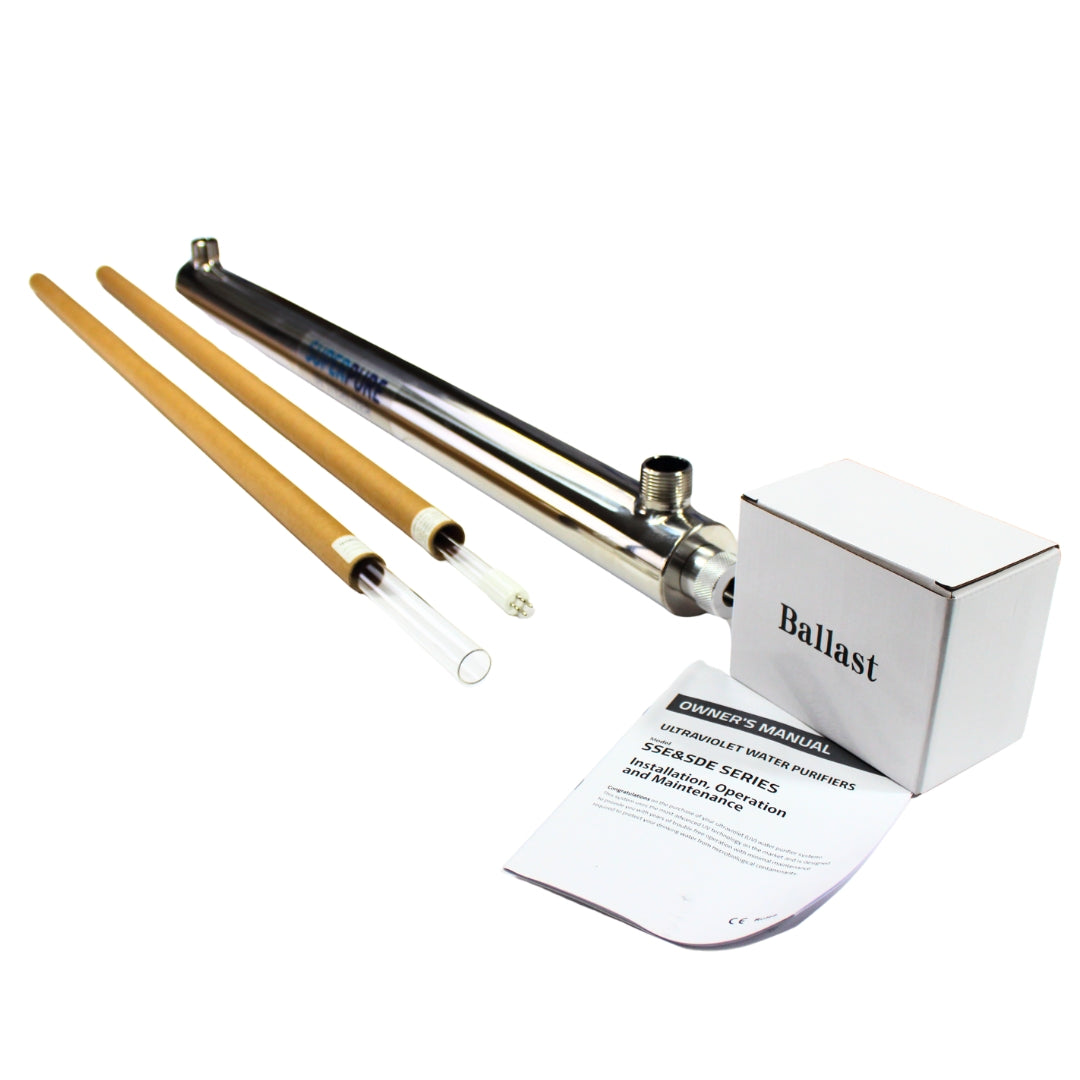 SUPERPURE 4 Pin UV Steriliser 55W 45L/Min - 1 inch Ports