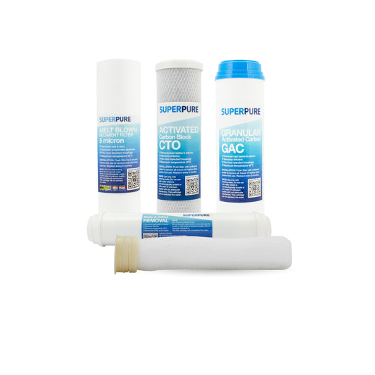 SUPERPURE 5 Stage Ultra Filter Replacement Filter Set (including Membrane)