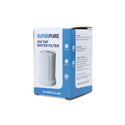 SUPERPURE Replacement Cartridge for BRITA V-MF Tap-Mounted Water Filter