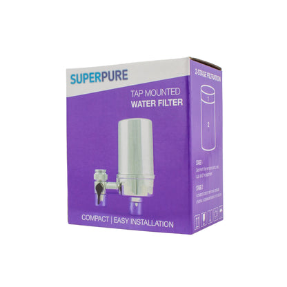 SUPERPURE Chrome Tap-Mounted Filter