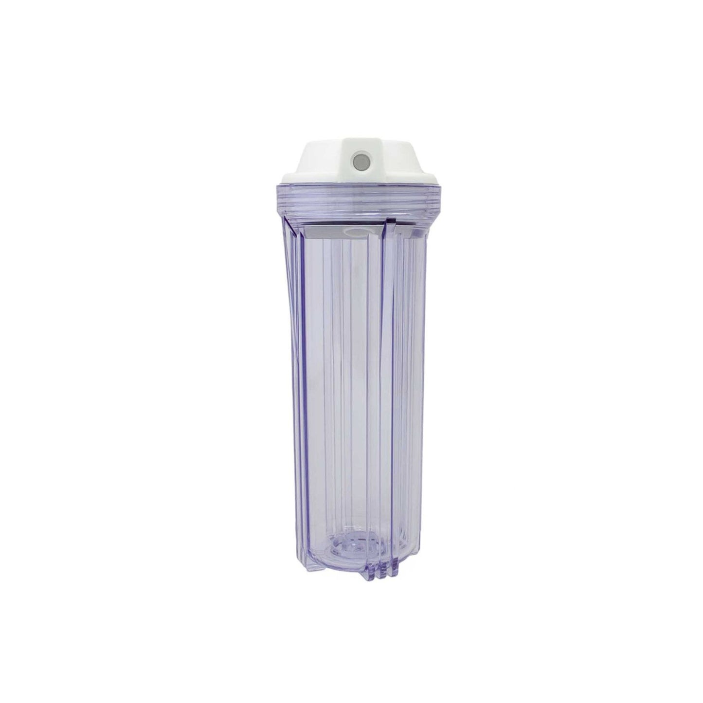 SUPERPURE Clear 10 inch Housing with 1/2 inch ports