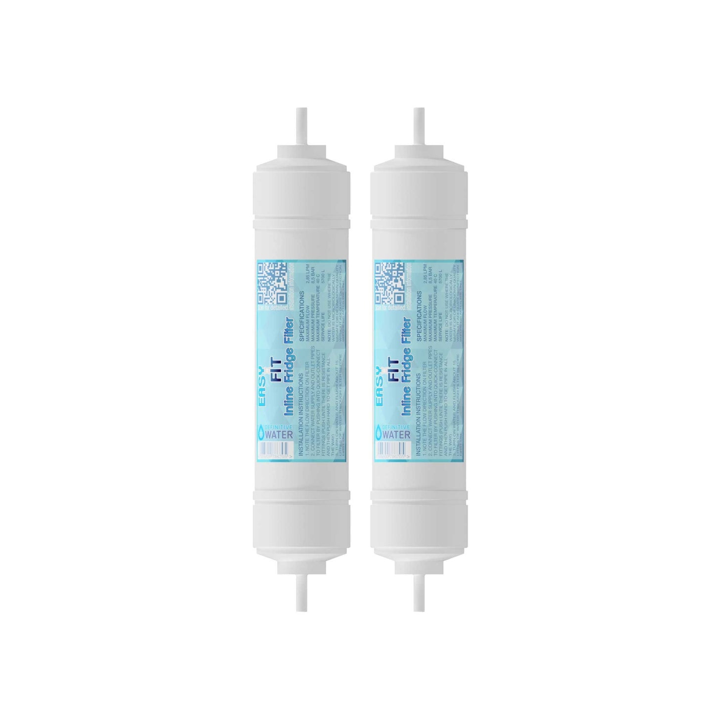 SUPERPURE Easy-Fit Generic Fridge Filter (2 Pack)