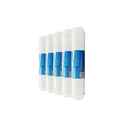 SUPERPURE Inline Taste & Odour Water Filter Replacement Cartridge - 5 Pack