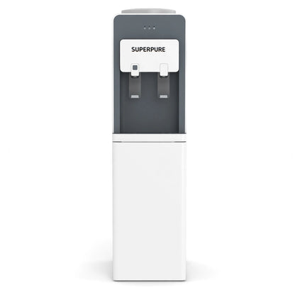SUPERPURE Premium Floor Standing Instant Ambient & Cold Water Dispenser (Top Loading) - Open Box Deal