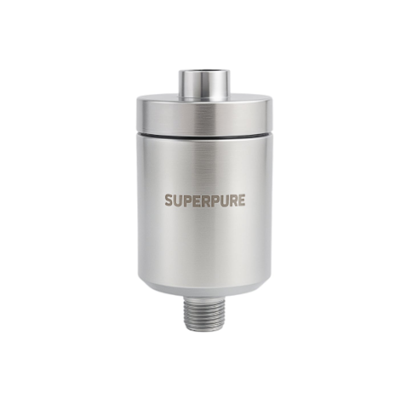 SUPERPURE Satin Chrome Shower Filter