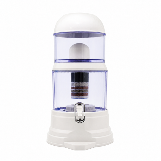 SUPERPURE 14L Water Dispenser with Filters & Mineral Pot - Open Box Deal