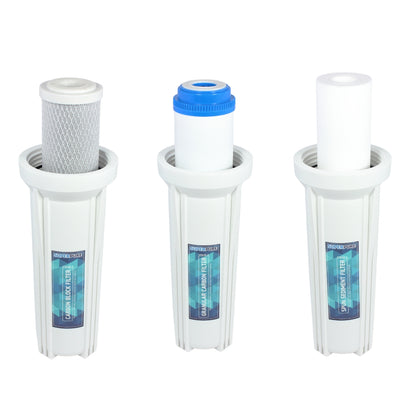 SUPERPURE 3-Stage Under Counter Unit with Granular Activated Carbon & Carbon Block