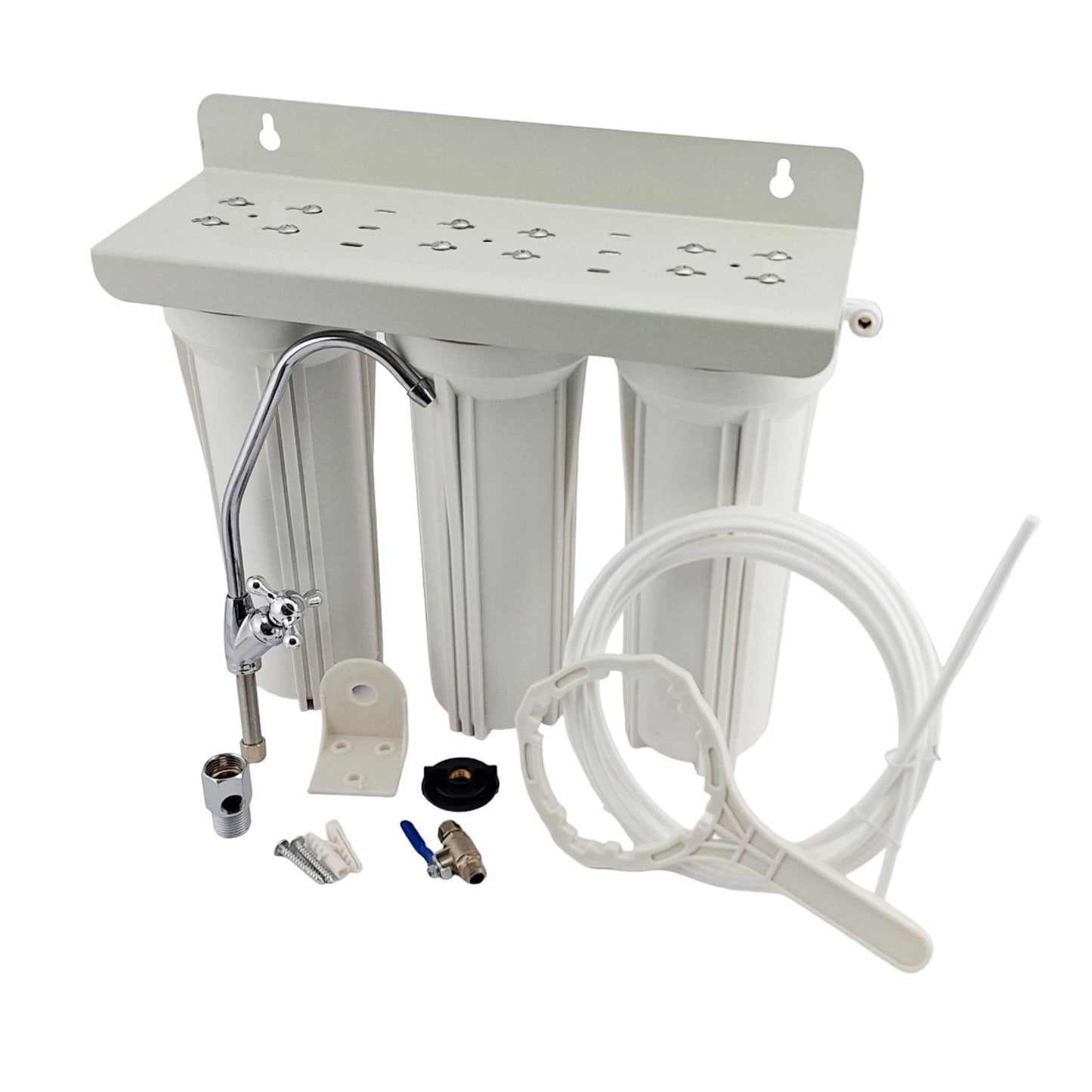 SUPERPURE 3-Stage Under Counter Unit with Granular Activated Carbon & Carbon Block