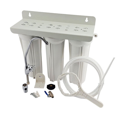 SUPERPURE 3-Stage Under Counter Unit with Granular Activated Carbon & Carbon Block