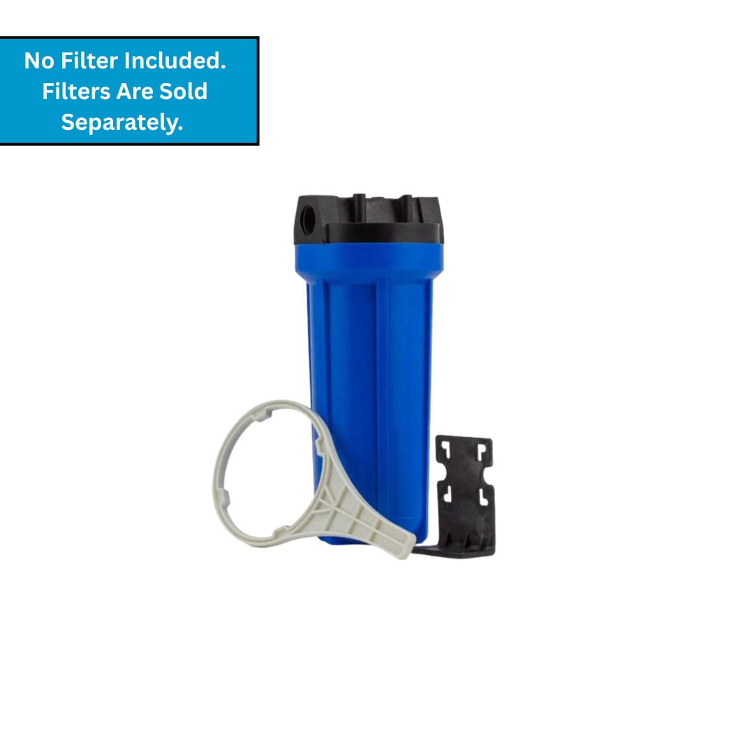 SUPERPURE Blue 10 inch Housing with 3/4 inch Ports