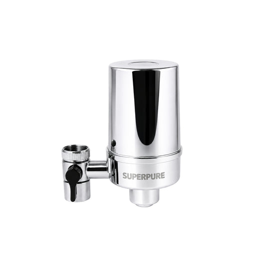SUPERPURE Chrome Tap-Mounted Filter