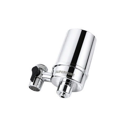 SUPERPURE Chrome Tap-Mounted Filter