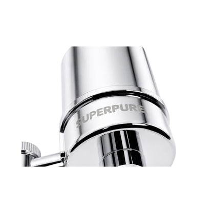 SUPERPURE Chrome Tap-Mounted Filter