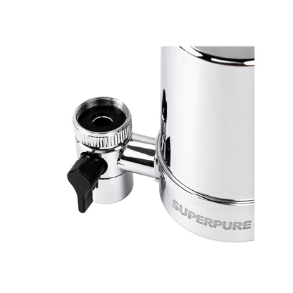 SUPERPURE Chrome Tap-Mounted Filter