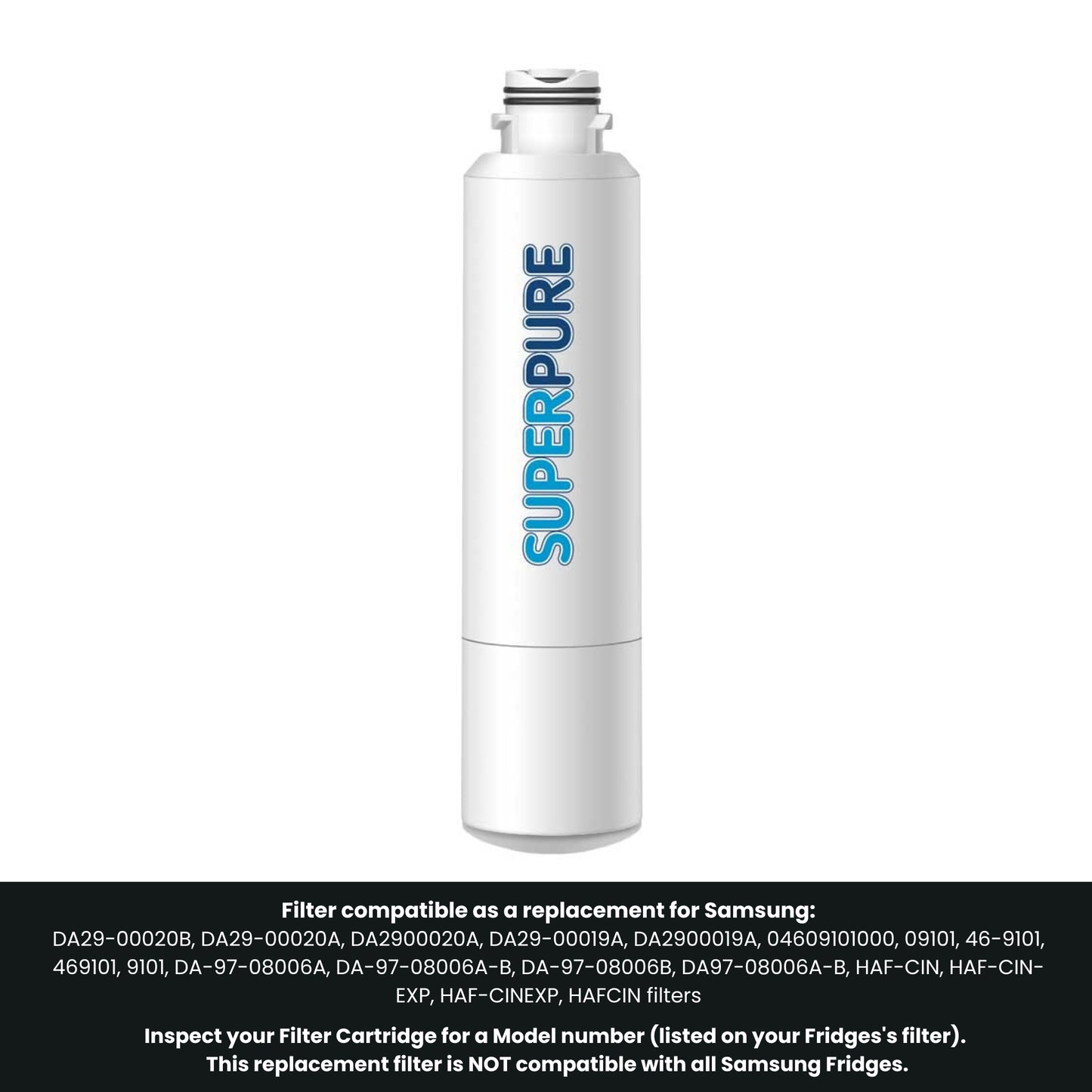 SUPERPURE Fridge Filter Compatible With Samsung DA29-00020B