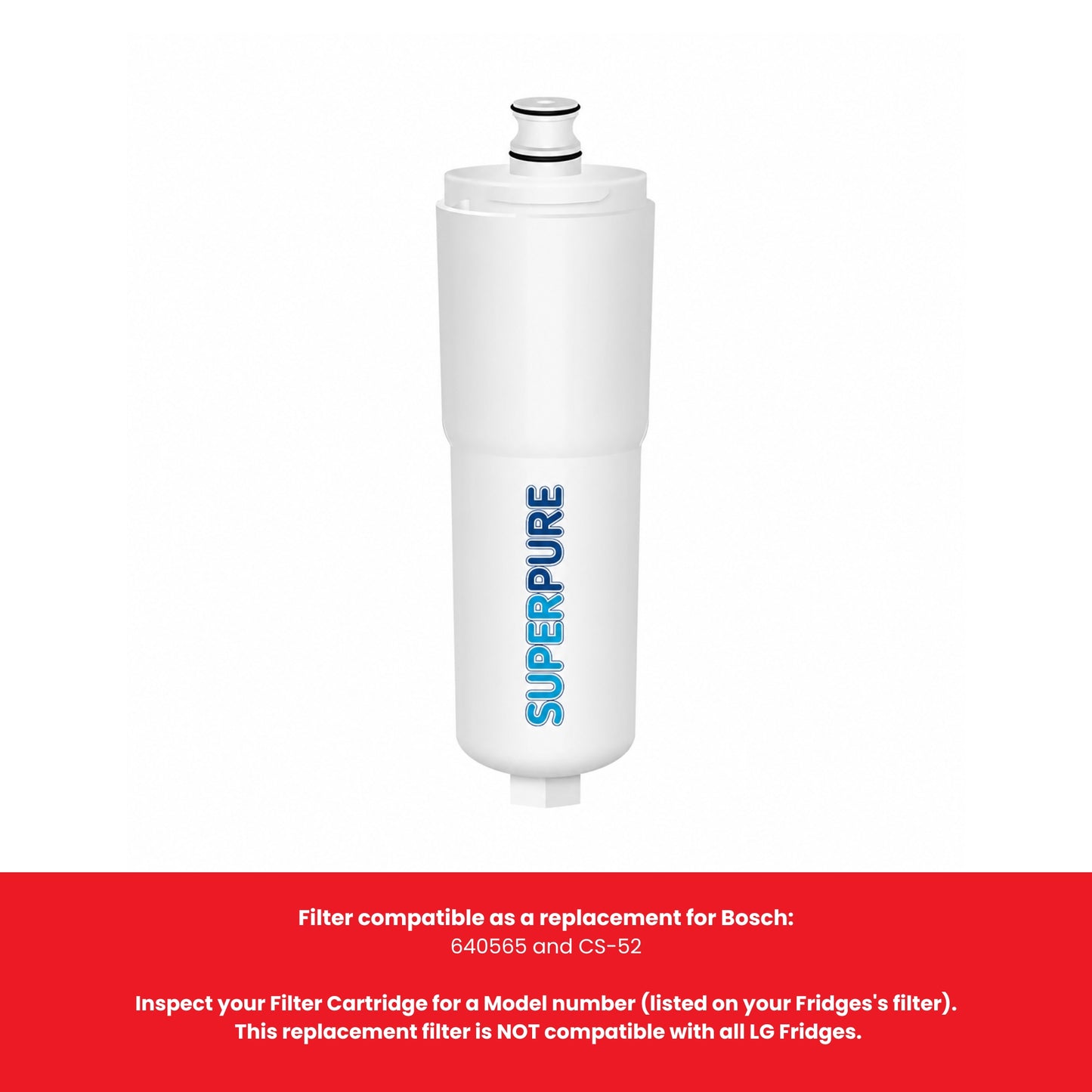SUPERPURE Internal Fridge Filter Compatible With Bosch - 640565