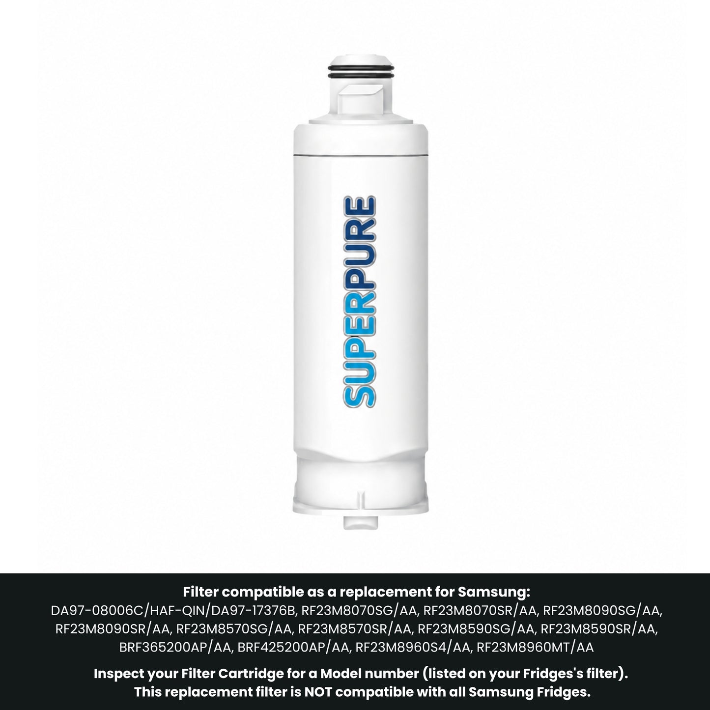 SUPERPURE Internal Fridge Filter Compatible With Samsung - DA97-17376B