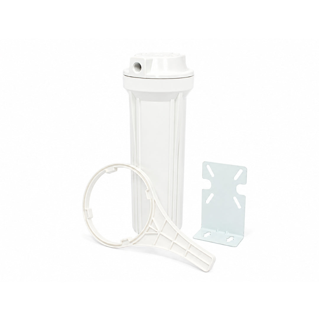 SUPERPURE White 10 inch Housing with 1/4 inch Ports