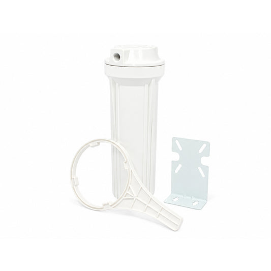 SUPERPURE White 10 inch Housing with 1/4 inch Ports