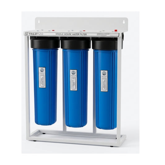 VALUH2O 3-Stage Whole House Water Filtration System on Stand