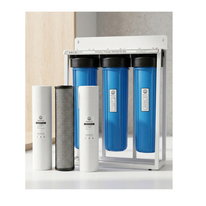 VALUH2O 3-Stage Whole House Water Filtration System on Stand