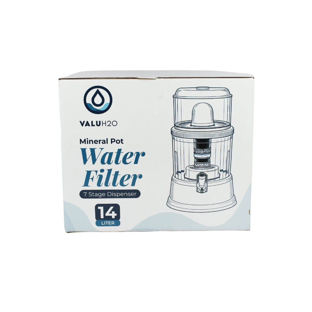 VALUH2O 14L Water Dispenser with Filters & Mineral Pot