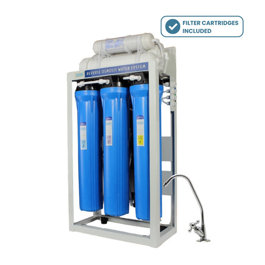 VALUH2O 800GPD Reverse Osmosis Filtration System With Booster Pump