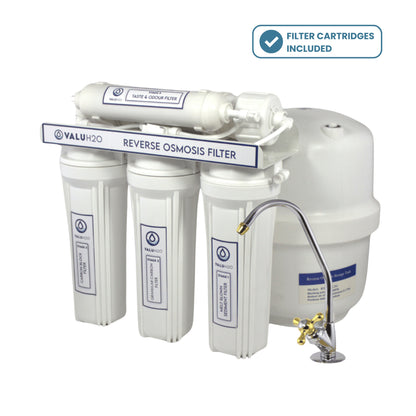 VALUH2O 75GPD Reverse Osmosis Filtration System - No Booster Pump