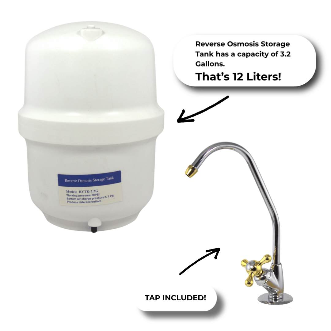 VALUH2O 75GPD Reverse Osmosis Filtration System - No Booster Pump