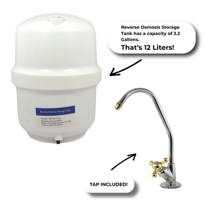 VALUH2O 75GPD Reverse Osmosis Filtration System - No Booster Pump