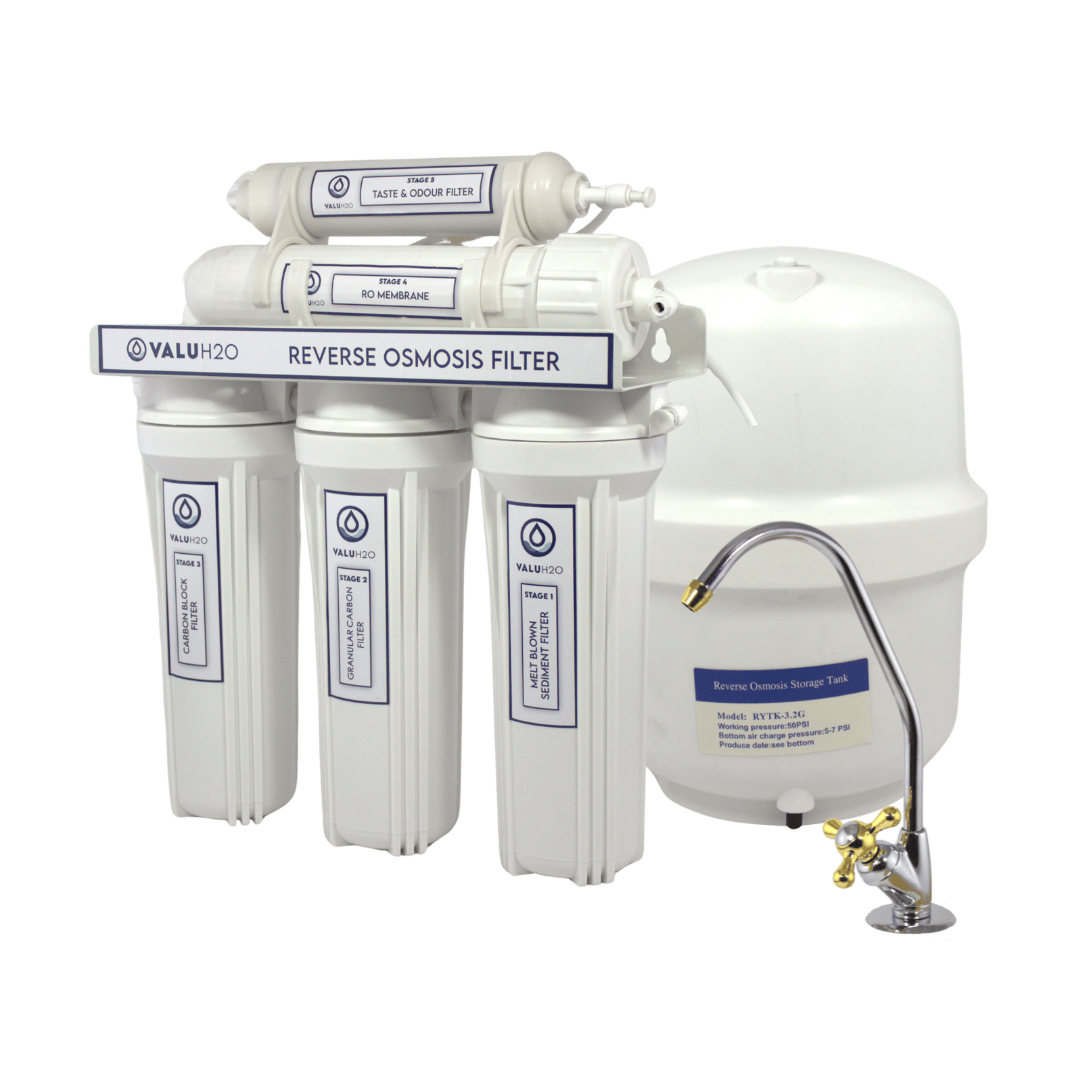 VALUH2O 75GPD Reverse Osmosis Filtration System - No Booster Pump